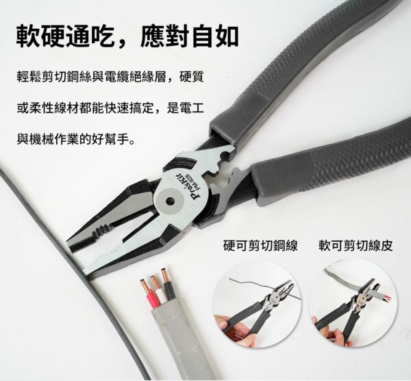 PM-928-5 【寶工Pro’sKit】PM-928 9吋省力多功能螺絲鉗